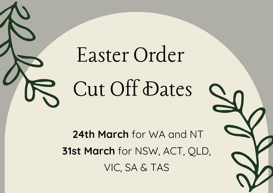Easter Order Cut Off Dates